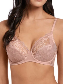Wacoal Lace Perfection Average Wire Bra - Rose Mist